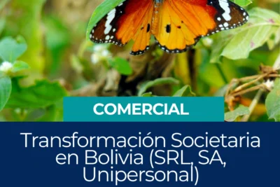 Transformación Societaria en Bolivia Guía y Requisitos Esenciales (SRL, SA, Unipersonal)