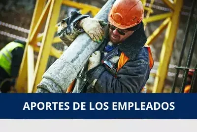 Aportes de los empleados a la seguridad social a largo plazo o gestora pública de salud
