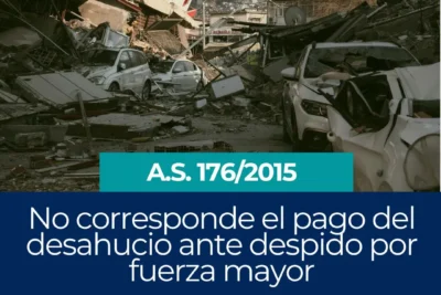 No corresponde el pago del desahucio ante un despido por fuerza mayor jurisprudencia laboral bolivia
