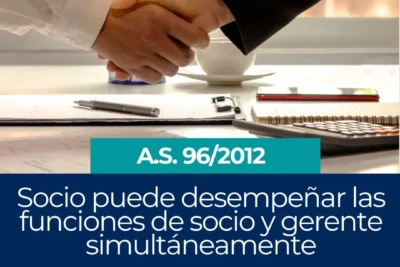 Socio puede desempeñar funciones de socio y Gerente simultáneamente jurisprudencia laboral bolivia
