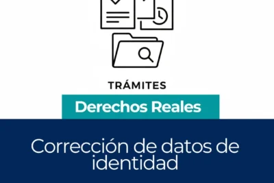 Requisitos correccion de datos de identidad derechos reales bolivia