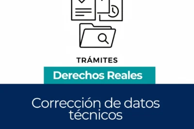 Requisitos correccion de datos tecnicos derechos reales bolivia